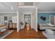 Elegant foyer featuring hardwood floors and access to living spaces at 1003 Gloucester Ct, Chapel Hill, NC 27516