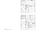 Floor plans for the first and second levels of the home layout at 1008 Wolfs Bane Dr, Apex, NC 27539