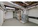Basement with a furnace, ductwork, and plumbing at 1015 Watts St, Durham, NC 27701