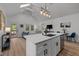 Bright, airy kitchen with an island overlooking the living room, perfect for entertaining at 1015 Watts St, Durham, NC 27701