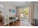 Bright breakfast nook features outdoor access to the patio via sliding glass doors at 105 Stoney Dr, Durham, NC 27703