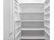 Pantry shelving offers ample storage at 10516 Cokesbury Ln, Raleigh, NC 27614