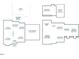 Detailed floor plan layout showcasing bedrooms, kitchen, living areas, and deck at 107 Ashwick Ct, Cary, NC 27513