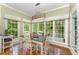 Bright dining area with wooden floors and light from several windows at 1104 Berwyn Way, Raleigh, NC 27615