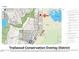 Map of Trailwood Conservation Overlay District near Lake Raleigh in North Carolina at 1115 Trailwood Dr, Raleigh, NC 27606