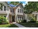 Inviting townhouse features a manicured lawn, well-maintained landscaping, and solar panels at 137 Lanigan Pl, Cary, NC 27513