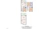 Detailed floor plan showcasing the layout of the home's multiple levels with the dimensions and square footage at 137 Lanigan Pl, Cary, NC 27513