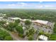 Aerial view showcases the home's proximity to shopping centers, enhancing convenience and lifestyle at 173 Clancy Cir, Cary, NC 27511