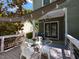 Back deck with outdoor seating and string lights, perfect for entertaining at 201 Cooke St, Raleigh, NC 27601