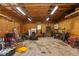 Spacious garage with ample storage and workspace at 2227 Us-15, Creedmoor, NC 27522