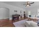 Spacious living room boasting hardwood floors and lots of natural light at 2227 Us-15, Creedmoor, NC 27522