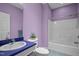 Charming bathroom with classic fixtures and a relaxing shower-tub combination at 224 Crawford Rd, Hillsborough, NC 27278