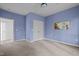 Spacious bedroom with ample closet space and natural light, modern aesthetic at 224 Crawford Rd, Hillsborough, NC 27278