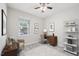Bedroom with a work space, a comfortable armchair, and a bookcase at 256 Summer Ranch Dr, Fuquay Varina, NC 27526