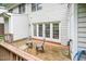This home has a delightful deck with seating, offering an inviting space for relaxation and outdoor enjoyment at 2822 Pickett Rd # 173, Durham, NC 27705