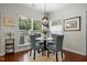 Cozy dining area with natural light streaming in through large windows for an inviting atmosphere at 306 Faith Dr, Gibsonville, NC 27249