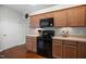 Well-maintained kitchen with sleek countertops and stainless steel appliances for a modern feel at 306 Faith Dr, Gibsonville, NC 27249