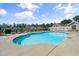 Refreshing community pool with ample seating and a well-maintained deck area, ideal for summer fun at 306 Faith Dr, Gibsonville, NC 27249