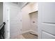 Laundry room with washer/dryer hookups and tiled flooring at 361 Anterbury Dr # B, Apex, NC 27502