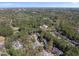 Discover this residential area from above, surrounded by lush greenery and a sense of peacefulness at 3940 Lake Ferry Dr, Raleigh, NC 27606