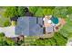 Stunning aerial view of a home showcasing its architectural design and surrounding landscape at 404 Brightling Way, Holly Springs, NC 27540