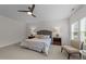 Comfortable main bedroom with natural light and cozy decor at 420 Creekhurst Pl, Cary, NC 27519