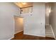 Spacious foyer with hardwood floors, a view of the second floor, and access to staircase at 5410 Pageford Dr, Durham, NC 27703