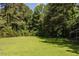 Expansive backyard with mature trees providing privacy and ample space for recreation and outdoor enjoyment at 64 Red House Rd, Smithfield, NC 27577