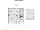 First floor plan showcasing an open concept kitchen, dining, and living room area at 70 Nebbiolo Dr, Youngsville, NC 27596
