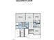 Second floor plan with a primary suite, two additional bedrooms, and a loft at 70 Nebbiolo Dr, Youngsville, NC 27596