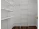 Walk-in closet features ample shelving and storage space at 800 Linens St, Graham, NC 27253