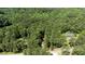 Expansive aerial view of a heavily treed lot with a home situated amongst the trees at 8021 Bud Morris Rd, Wake Forest, NC 27587