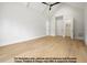 Spacious bedroom with large closets, high ceiling and hardwood floors at 8021 Bud Morris Rd, Wake Forest, NC 27587