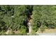 Aerial view of land being cleared for building construction, showing the equipment from above at 8021 Bud Morris Rd, Wake Forest, NC 27587