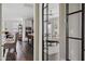Elegant living room showcases an open layout with hardwood floors and modern furnishings at 805 Narrative Ln, Durham, NC 27703