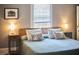 Bedroom with a light blue bedspread at 813 Burch Ave, Durham, NC 27701
