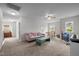 A versatile living room and sitting area at 831 Poplar St, Durham, NC 27703