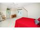 Comfortable bedroom featuring natural light, a ceiling fan, and dedicated workspace at 103 Chapelwood Way, Cary, NC 27518
