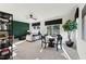 Open living area with a dining space, offering seamless flow and ample natural light at 10518 Pleasant Branch Dr # 33, Raleigh, NC 27614