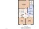 Second floor of the home with a primary bedroom, two bedrooms, walk in closet, and two full bathrooms at 134 Riverwalk Cir, Cary, NC 27511