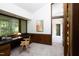 Home office with built in desk and lots of natural light at 1604 Pinecrest Rd, Durham, NC 27705