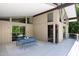 Spacious patio with outdoor seating and views at 1604 Pinecrest Rd, Durham, NC 27705