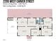 Detailed floor plan of the home with dimensions of rooms, storage, carport and patio at 2205 W Carver St, Durham, NC 27705