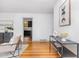 Bright living room with stylish decor and modern furnishings at 2205 W Carver St, Durham, NC 27705