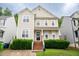 Beautiful two-story home featuring front yard with mature landscaping at 2420 Sapphire Valley Dr, Raleigh, NC 27604