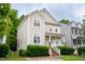 Charming two-story house featuring a welcoming front porch at 2420 Sapphire Valley Dr, Raleigh, NC 27604