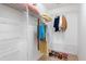 Walk-in closet featuring wire shelving for storage, rods for hanging clothes, and room for shoes at 2420 Sapphire Valley Dr, Raleigh, NC 27604