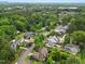 A beautiful residential neighborhood surrounded by mature trees, and lush landscaping at 2507 Mayview Rd, Raleigh, NC 27607