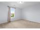 Empty bedroom with neutral carpet, a window and light walls at 2622 Perthshire Ln, Fuquay Varina, NC 27526