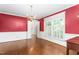 Living room with hardwood floors and bright natural light at 3123 Amherst Ave, Burlington, NC 27215